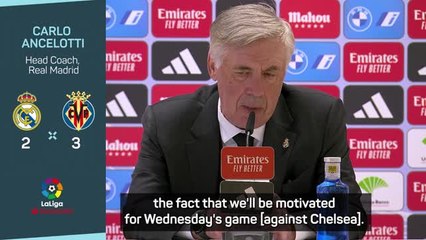 下载视频: Ancelotti 'not worried' about the Champions League despite Villarreal home defeat