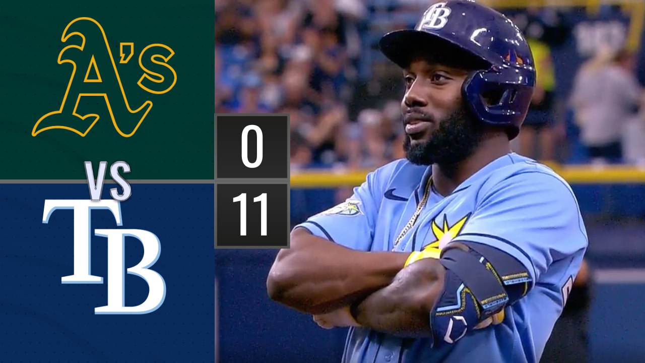 Resumen Atléticos de Oakland vs Rays de Tampa Bay | MLB 08-04-2023