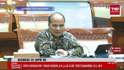 Saat Anggota Komisi III Andi Rio Tanyakan Kehalalan Uang jadi Makelar Tambang