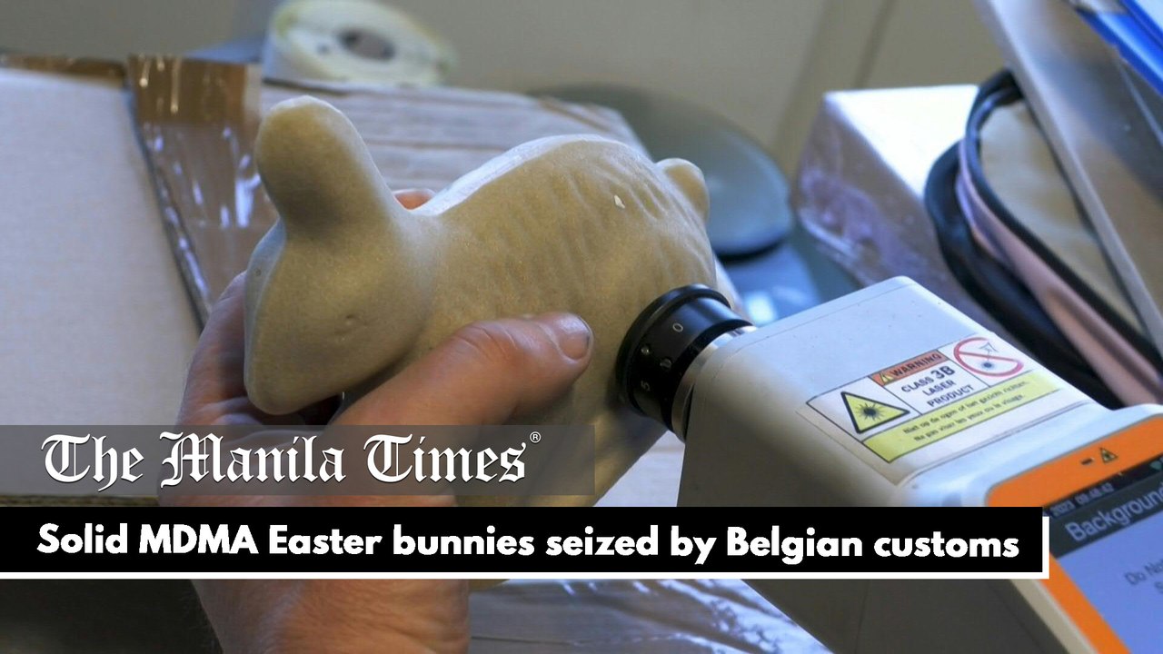 Solid MDMA Easter bunnies seized by Belgian customs