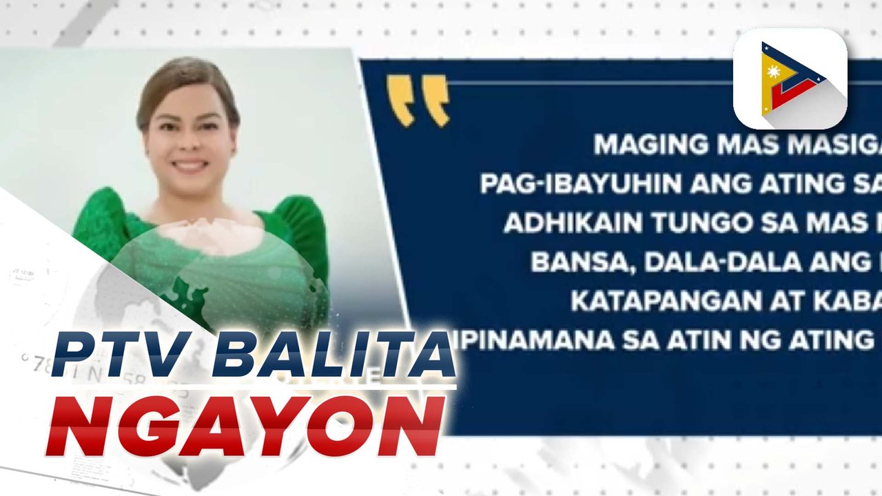 VP Duterte, nakikiisa sa pagdiriwang sa Araw ng Kagitingan