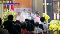 Suasana Damai Khidmat Misa Paskah di Gereja Katedral Jakarta