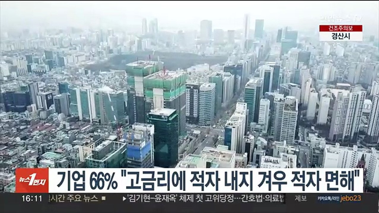 기업 66% "고금리에 적자 내지 겨우 적자 면해"