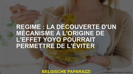 Régime : la découverte d'un mécanisme à l'origine de l'effet yoyo pourrait permettre de l'éviter