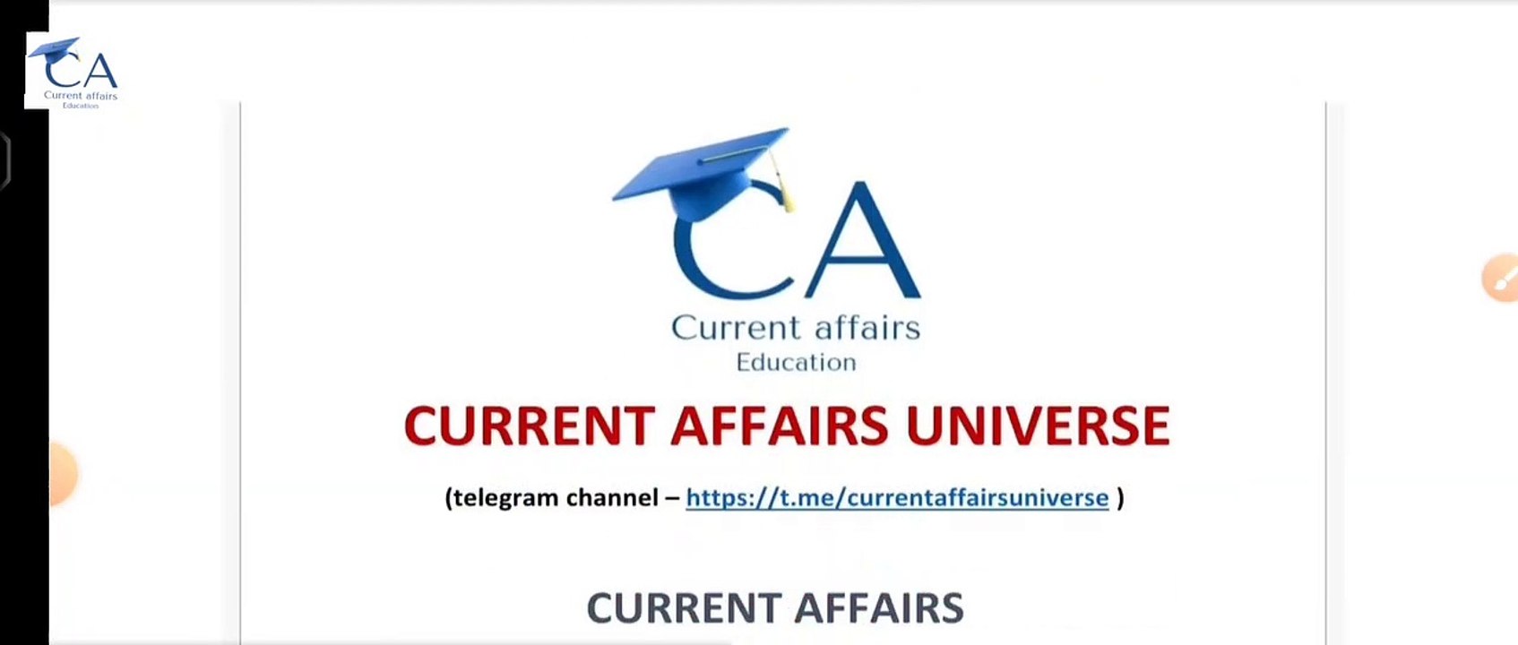 CAU Dose 128 | 8 April  2023 current affairs | daily current affairs| current affairs in Hindi