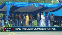 PasukanDefile Drumband Taruna AAU Ikut Meriahkan HUT Ke-77 TNI AU