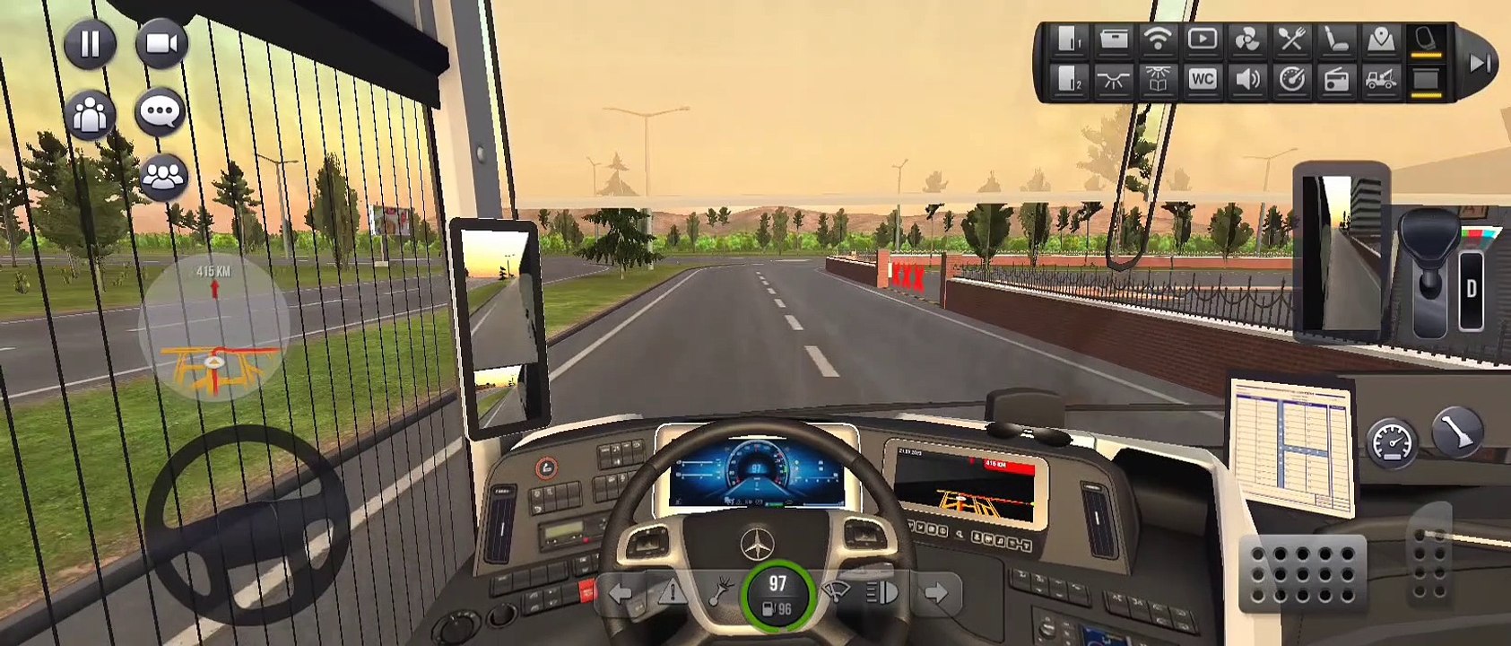 Bus simulator industry.