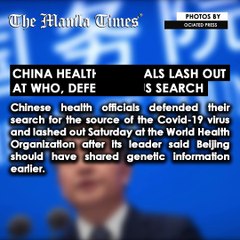 China health officials lash out at WHO, defend virus search