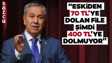 Bülent Arınç "Hayat Pahalılığı"nı Kabul Etti! "Kardeşim Görmezden Gelmeyin"
