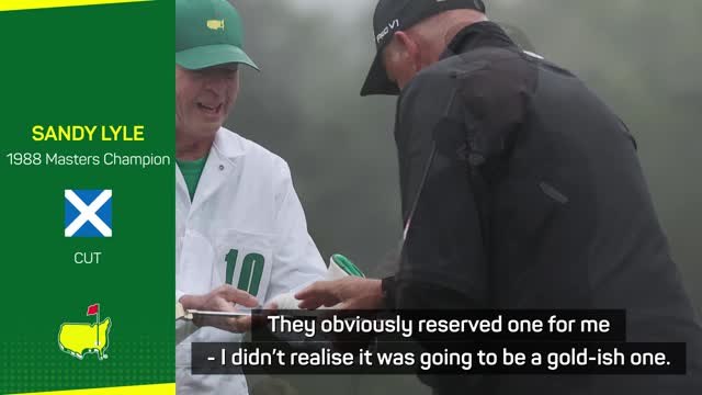 'I'm going away feeling good' - Lyle bids farewell to Augusta