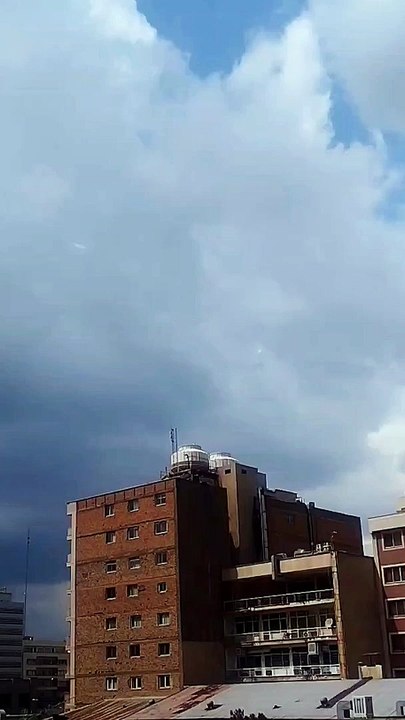 Hyperlapse of clouds.