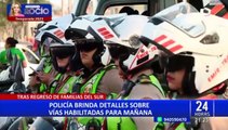 Panamericana Sur: policía brinda detalles para regresar a Lima este domingo