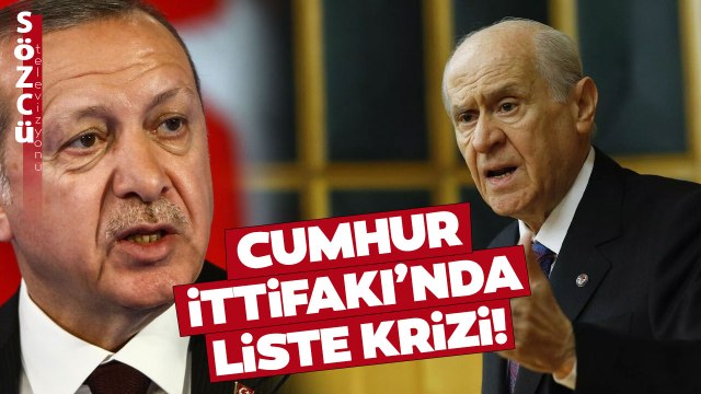 Cumhur İttifakı'nda Liste Krizi Sürüyor! MHP Şimdi Ne Yapacak?