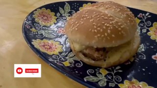 Grilled Chicken Burger |Best Chicken Chesse Burger|Art of Grilling