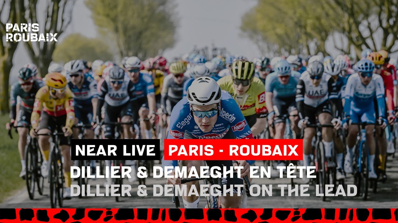 Dillier & De Maeght en tête / Dillier & De Maegth on the lead - #ParisRoubaix 2023