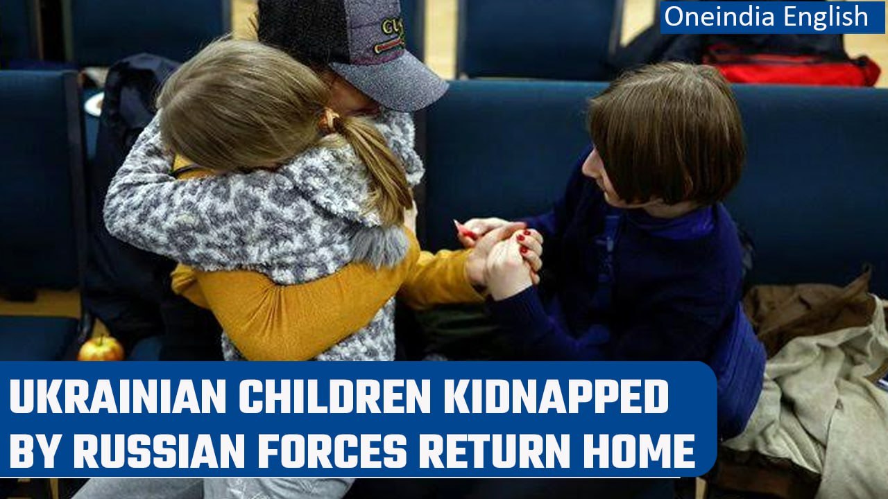 Ukraine War: Children allegedly kidnapped by Russian troops return back | Oneindia News