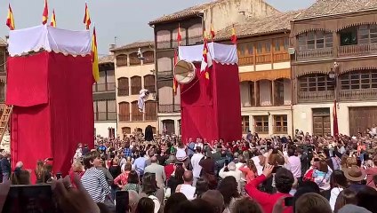 Bajada del Ángel en Peñafiel