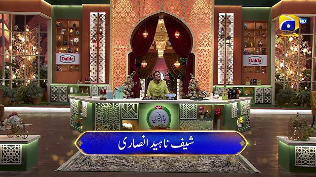 Recipe Ginger Chicken with Cheesy Butter Garlic Naan Chef Naheed Iftar Main Kya Hai -18 Ramadan