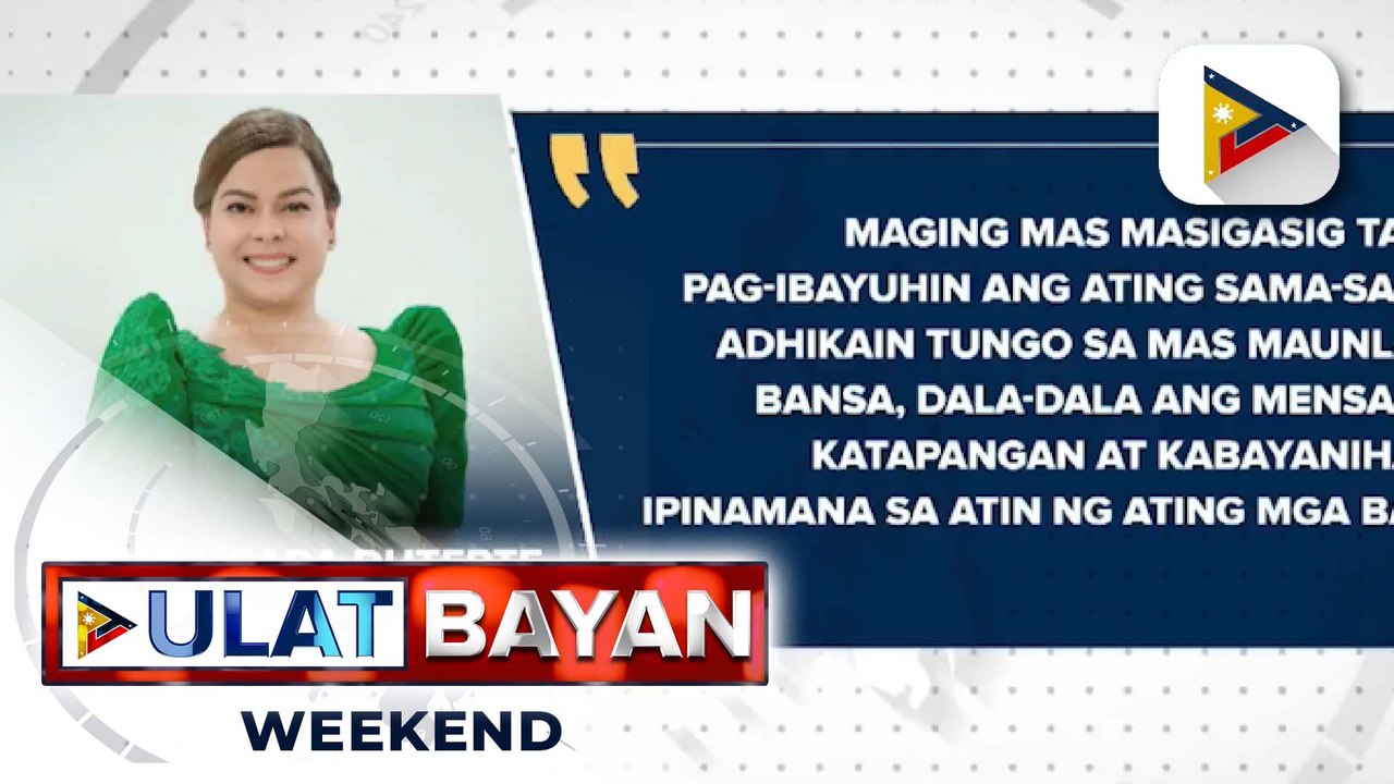 VP Sara Duterte, nakikiisa sa pagdiriwang ng Araw ng Kagitingan