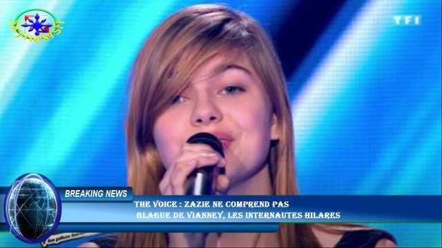 The Voice : Zazie ne comprend pas blague de Vianney, les internautes hilares