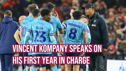 Vincent Kompany on how his first year at Turf Moor has been