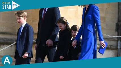 Prince Louis : Short et cravate pour sa 1ère messe de Pâques, le petit dernier a bien changé !