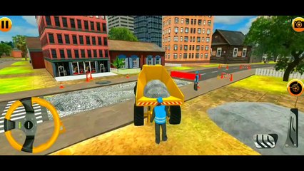 Road Construction android gameplay __Heavy machinery 