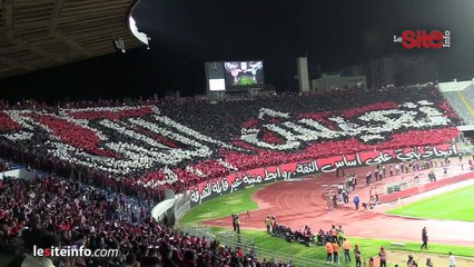 متغنية باتحادها.. جماهير الوداد تبدع ب3 تيفوهات أمام مولودية وجدة