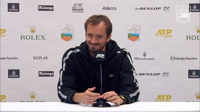 ATP - Monte-Carlo 2023 - Daniil Medvedev : Je n'aime pas la terre battue, je n'aime pas être sale, je préfère être propre, je ne peux pas le mentir