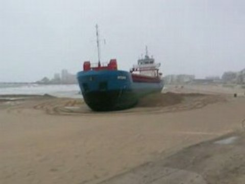 cargo échoué sables d'olonne artemis