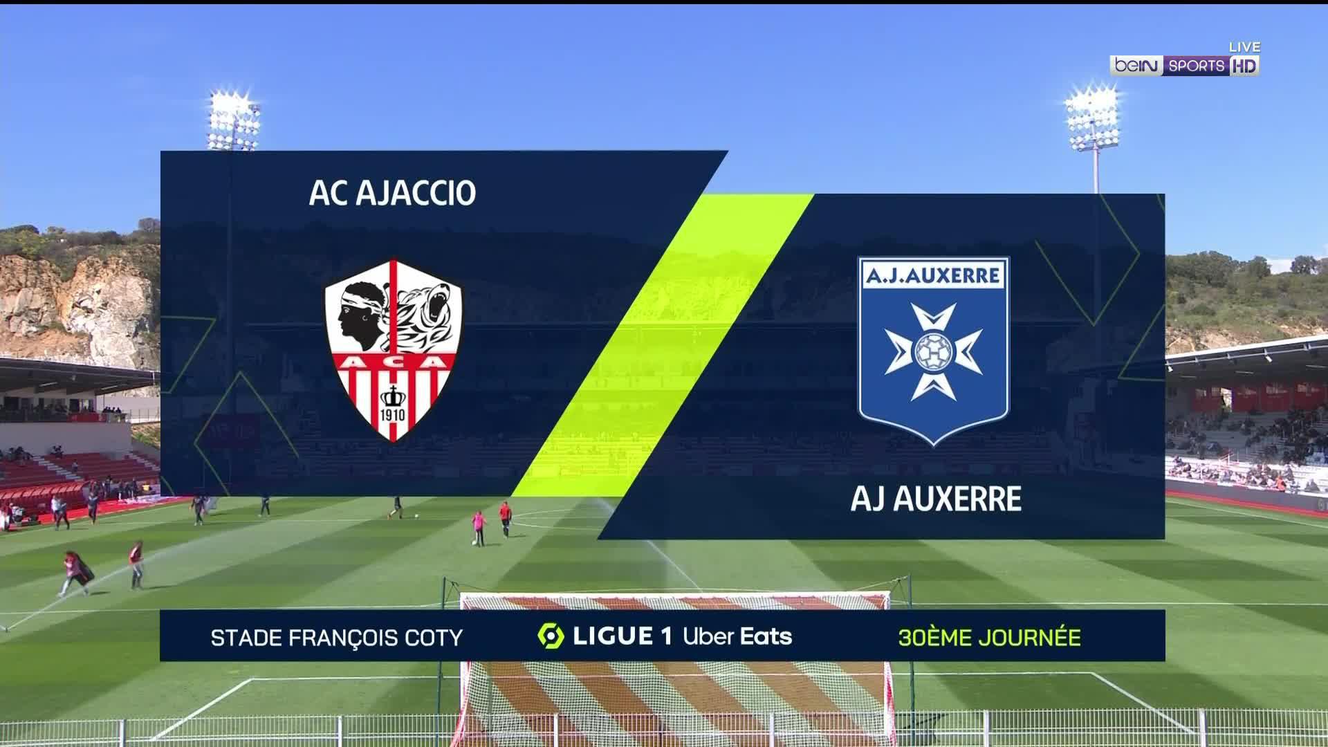 Hl - Ligue 1 - Ajaccio 0-3 Auxerre