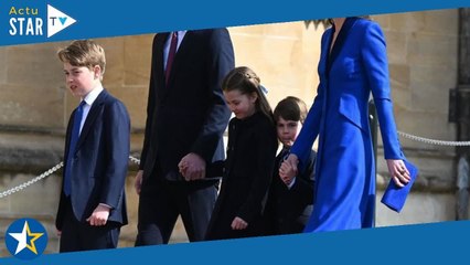Kate et William en famille pour célébrer Pâques, look bleu royal et recyclé pour la princesse de Gal