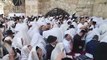 Worshippers attend Jewish Passover blessing at Western Wall in Jerusalem