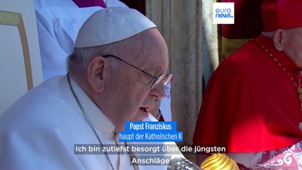 "Zutiefst besorgt": Papst Franziskus ruft Israelis und Palästinenser zum Dialog auf