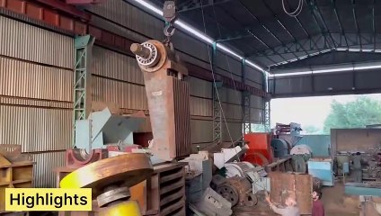 Flip Out: The Epic Tale of a 20-Ton Machine Turned Upside Down During Production