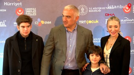 Kültür ve Turizm Bakanı Ersoy, 'Mannu Çanakkale'de' animasyon filminin galasına katıldı