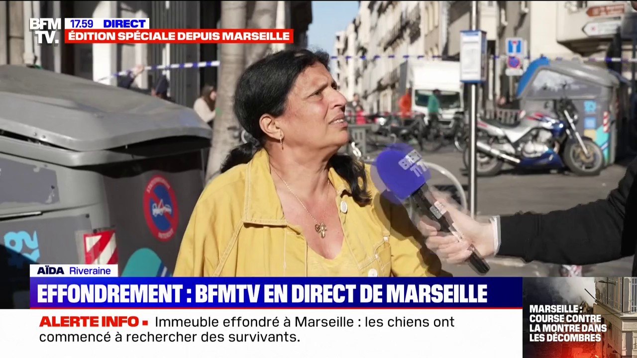 Le récit d'Aïda, habitante du quartier marseillais où un immeuble s'est effondré cette nuit