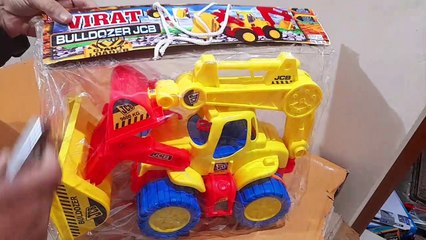 Unboxing and Review of Plastic VIRAT BULDOZER JCB TOY for kids gift