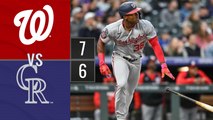 Resumen Nacionales de Washington vs Rockies de Colorado | MLB 08-04-2023