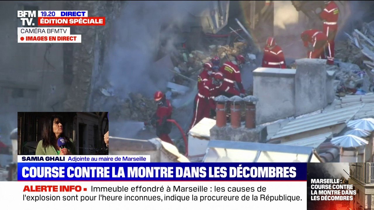 Immeuble effondré à Marseille: "Je tiens vraiment à saluer le bataillon des marins-pompiers de Marseille", affirme Samia Ghali, adjointe au maire