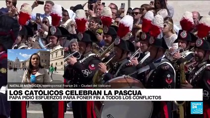 Tải video: Informe desde Ciudad del Vaticano: papa Francisco preside misa de Pascua