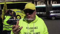 Des Gilets Jaunes Libres devant le Conseil d'État. Paris/France - 08 Avril 2023