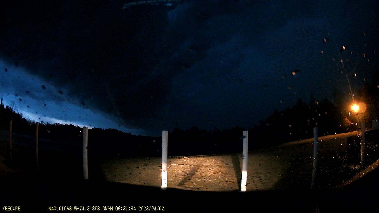 Giant Funnel Cloud In Lakehurst