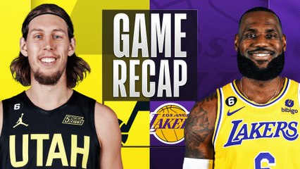 Game Recap: Lakers 128, Jazz 117