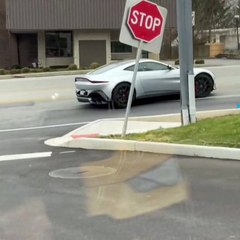 Aston Martin Taking Off