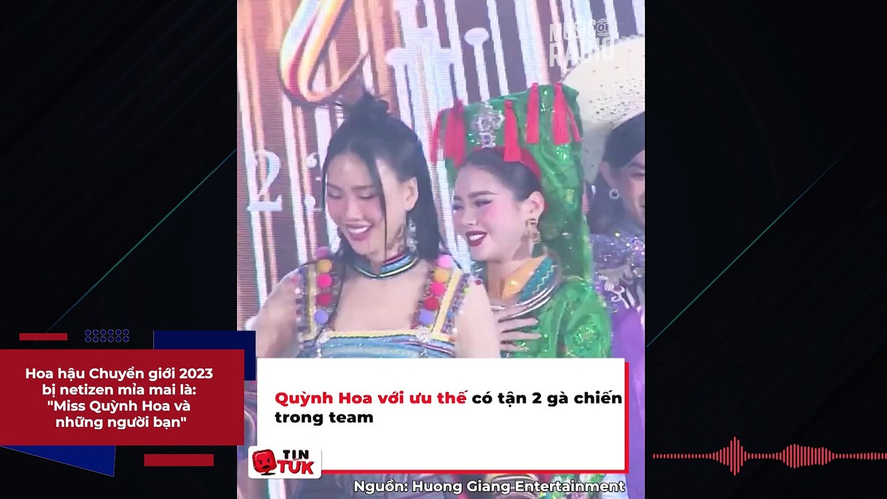 Hoa hậu Chuyển giới 2023 bị netizen mỉa mai là: "Miss Quỳnh Hoa và những người bạn" | Điện Ảnh Net