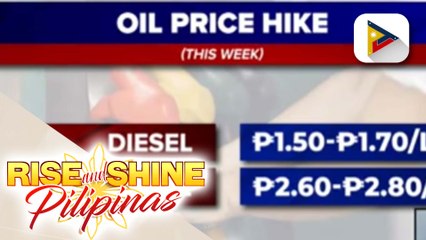 Oil price hike, nakaamba ngayong linggo