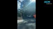 Car fire destroys vehicle on roadside near Woolongong NSW | Newcastle Herald | April 10, 2023