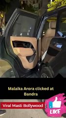 Malaika Arora clicked at Bandra