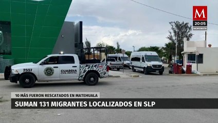 Rescatan a otros 10 migrantes en SLP; suman 133 víctimas localizadas en últimos días